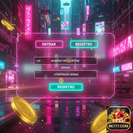 Ilustração de Explore os serviços VIP na bk777 com cadastro seguro